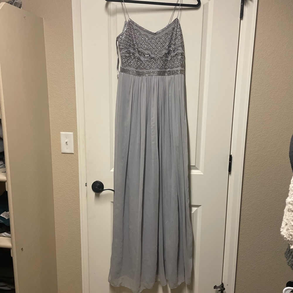 Gorgeous floor length beaded dress